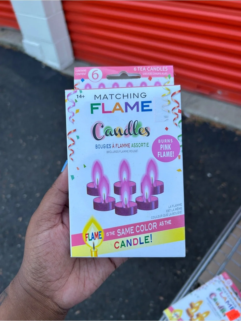 Matching Flame Tea Light Candle Rainbow Bundle Multicolor Party Novelty Set NIB